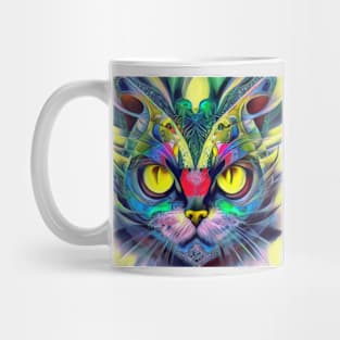 Abstract Cat Vanitas 1 Mug